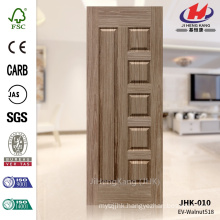 JHK-010 Engineered Black Walnut Double Commercial Door Skin with Unequal Leaves